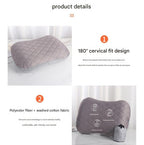Inflatable Camping Pillow - Lightweight 46x32x12cm Travel Pillow 180g in Green