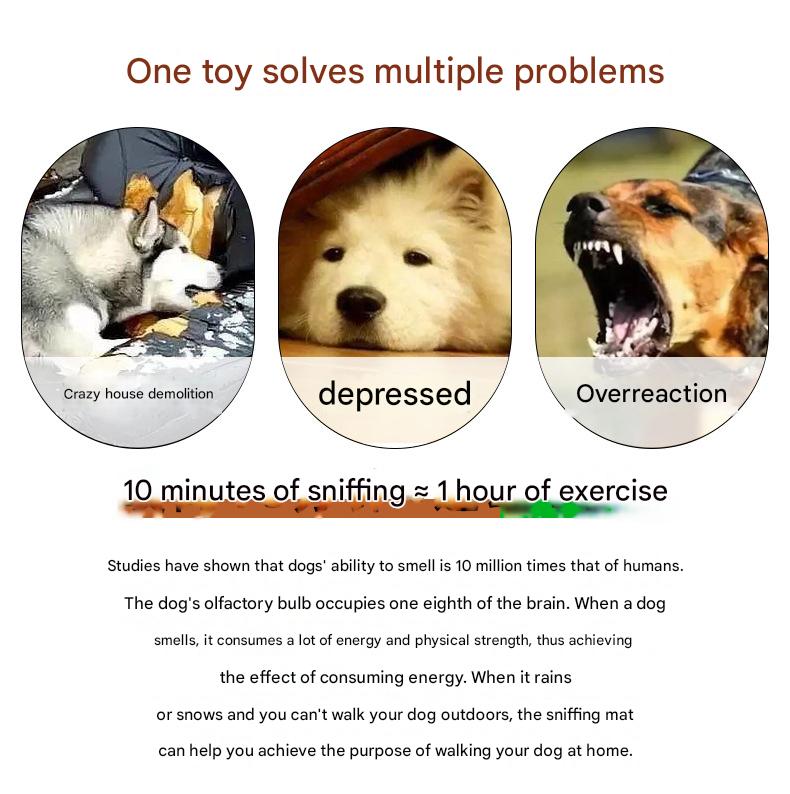 Interactive Dog Snuffle Ball Toy - Puzzle Treat Dispenser with Squeaker, green