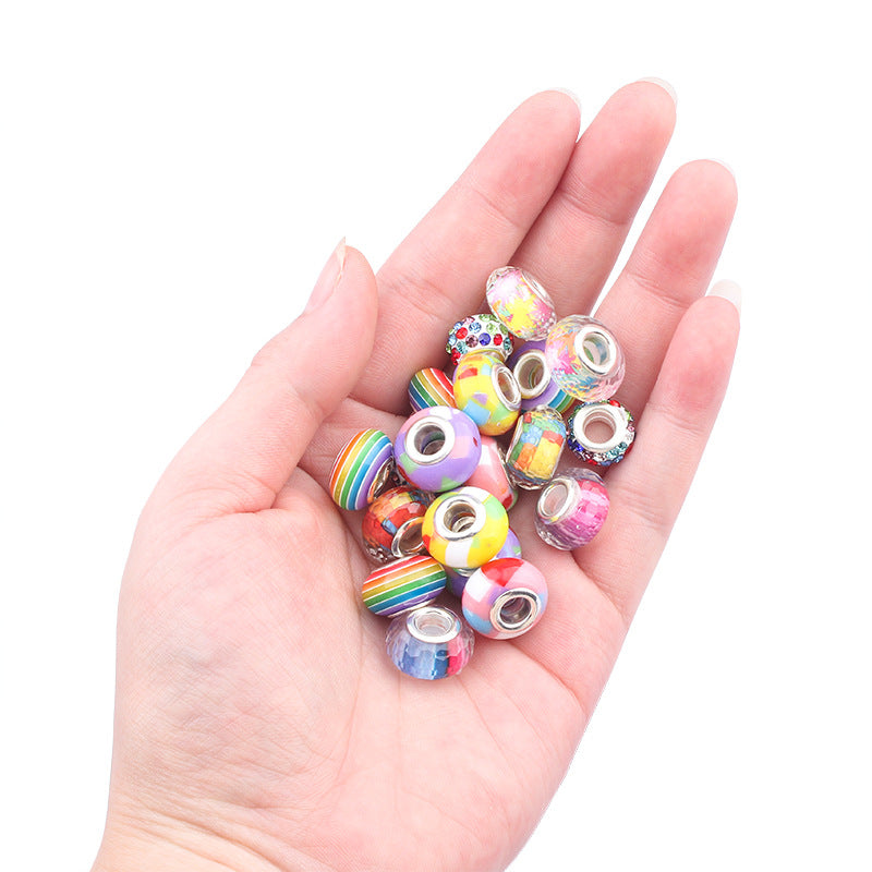 Unicorn DIY Beaded Bracelet Kit for Kids - Colorful Crystal Beads and Charms Jewelry Set with Gift Box