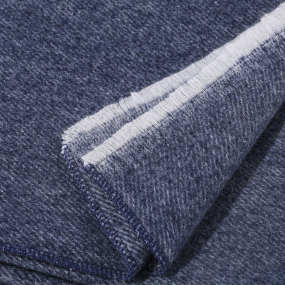 Solid Knit Poncho Shawl,Warm Fall/Winter Cape with Slit and Crossbar Design(Light gray)