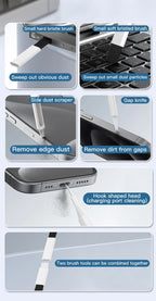 Black brown 22-in-1 Electronics Cleaning Kit - for Keyboards, Airpods, Laptops, Cell Phones, Cameras