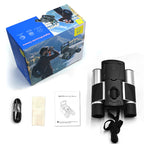 Black HD Digital Camera Binoculars 8X Zoom - Record Video & Photos with LCD Screen, Starlight Night Vision for Outdoors