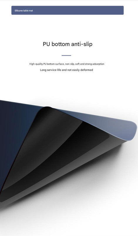 Yellow-Green Gradient Premium Large Silicone Mouse Pad - Non-Slip, 600x300mm for Office and Gaming