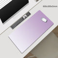 Purple Gradient Premium Large Silicone Mouse Pad - Non-Slip, 600x300mm for Office and Gaming