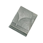 Green Luxurious Paisley Jacquard Throw Blanket - Soft Wool Blend with Tassels, 120x150cm, Lightweight Sofa & Nap Blanket
