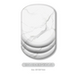 White Ergonomic Mouse Pad with 3D Silicone Gel Wrist Rest - Stylish Comfort & Support for Office & Home
