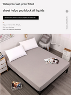Claret Red Queen Size Waterproof Fitted Mattress Protector - Soft & Breathable Bed Cover, Hypoallergenic, Deep Pocket (152x190x30cm)