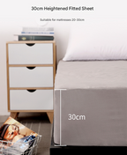 Claret Red Queen Size Waterproof Fitted Mattress Protector - Soft & Breathable Bed Cover, Hypoallergenic, Deep Pocket (152x190x30cm)