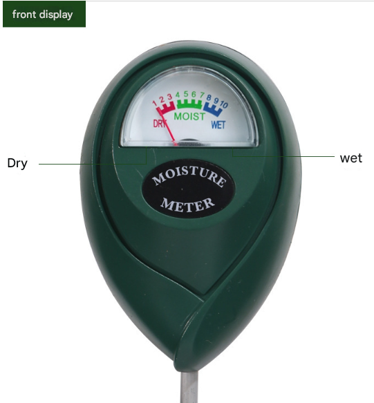 2 Pcs Green Soil Moisture Meter - Accurate Plant Water Monitor for Garden & Potted Plants, No Batteries Needed
