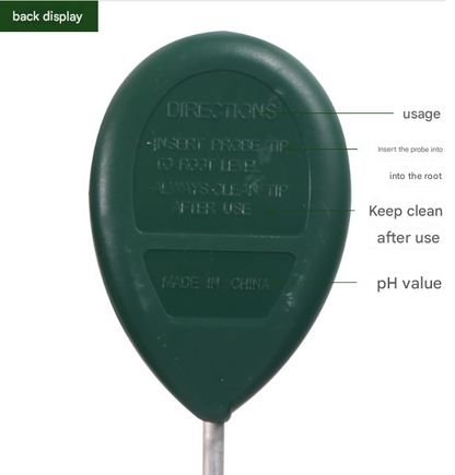 2 Pcs White Soil Moisture Meter - Accurate Plant Water Monitor for Garden & Potted Plants, No Batteries Needed