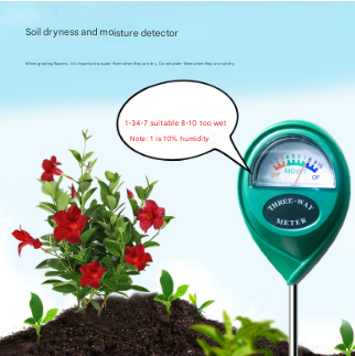 2 Pcs (1 Green + 1 Black) Soil Moisture Meter - Accurate Plant Water Monitor for Garden & Potted Plants, No Batteries Needed