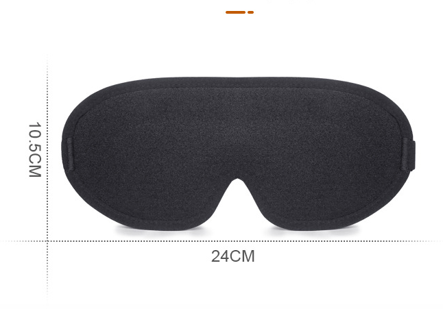 Pink Set of 2 3D Contoured Sleep Eye Masks - Total Blackout Memory Foam Blindfold with Lycra