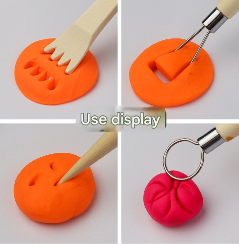 32-Piece Pottery Tool Set with Cloth Bag - DIY Clay Sculpting Kit for Kids
