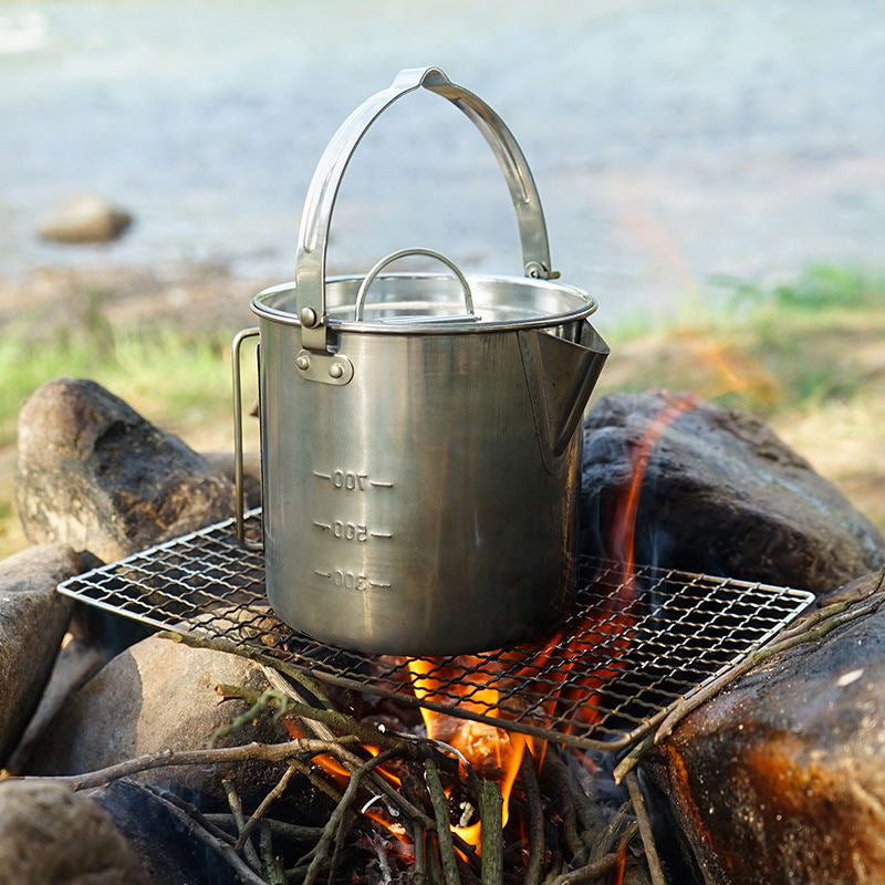 Portable Outdoor Camping Kettle for Coffee, Tea, and Cooking