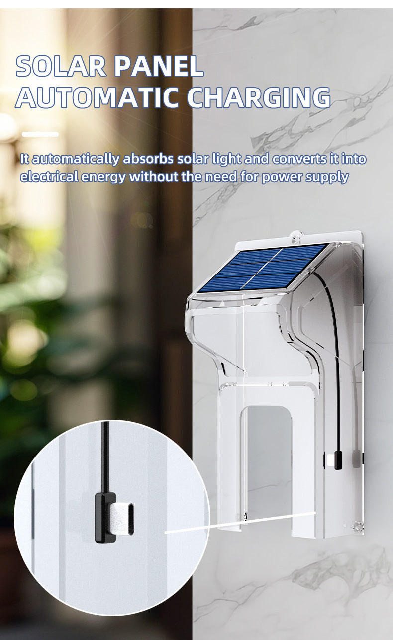 Transparent Rain Cover + Doorbell Combination HD Wireless Video Doorbell with Long-Lasting Battery