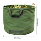 Black Durable Green Garden Leaf Collection Bag