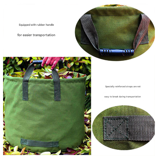Green Durable Green Garden Leaf Collection Bag