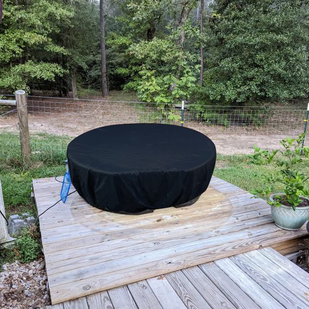 150 Gallons(58'Lx39'Wx25'H) Outdoor Gallon Cover Sun Shade for Patio, Pool, and Water Tanks