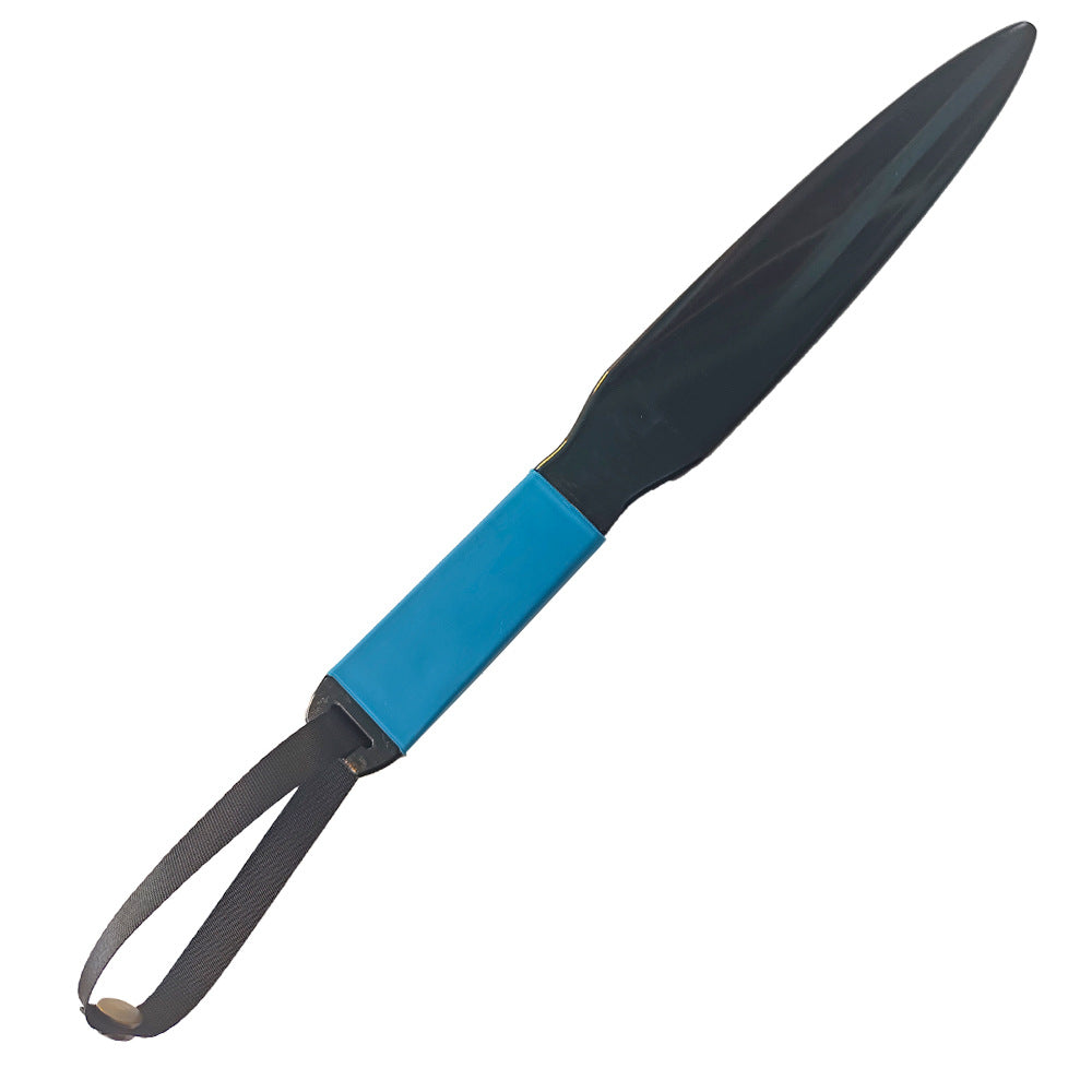 Blue Handle + Black Lanyard Heavy-Duty Dog Training Pry Stick for Large Breeds, 35 cm