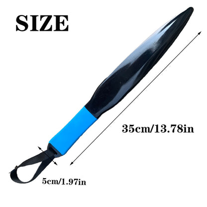 Red Handle + Black Lanyard Heavy-Duty Dog Training Pry Stick for Large Breeds, 35 cm