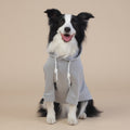Grey Classic Dog Sweatshirt with Hood & Drawstrings - For Large Dogs (Size : 8XL)