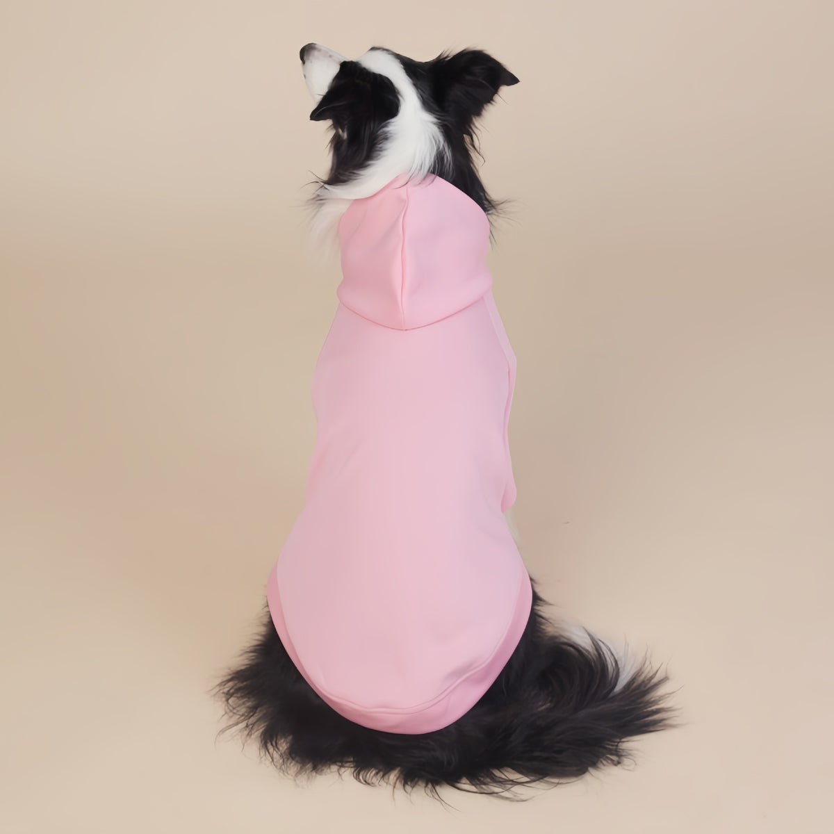 Pink Classic Dog Sweatshirt with Hood & Drawstrings - For Large Dogs (Size : 6XL)