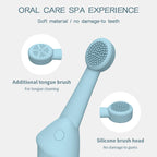 6 x Silicone Pet Toothbrush (3 Fish shape and 3 Bone shape) Green Gentle Food-Grade Silicone Pet Toothbrush - Promotes Healthy Teeth & Gums for Dogs & Cats