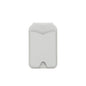 Light Grey Chic MagSafe Wallet with Mirror & Stand - PU Leather Card Holder for iPhone 12-16 Series