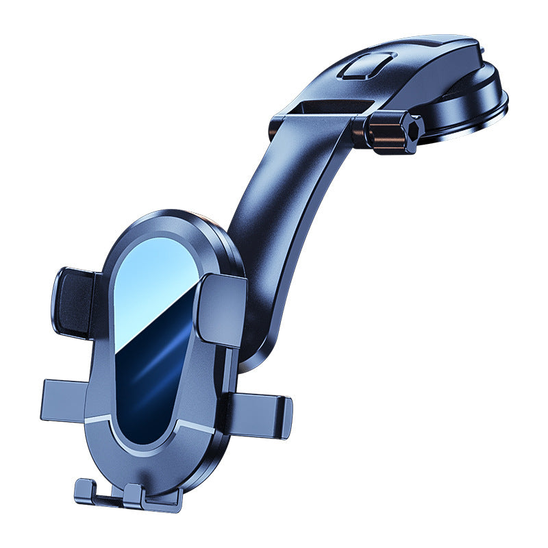 Black Universal Car Phone Mount Holder - 360° Rotation with Upgraded Suction Cup for Dashboard & Windscreen