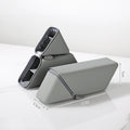 Grey Transforming Silicone Pencil Case - Stand-Up Pen Holder & Stationery Organizer