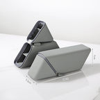 Grey Transforming Silicone Pencil Case - Stand-Up Pen Holder & Stationery Organizer