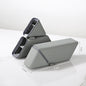 Grey Transforming Silicone Pencil Case - Stand-Up Pen Holder & Stationery Organizer