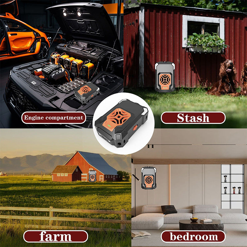Ultrasonic Car Rat Repellent with LED Flash - Automatic Start-Stop