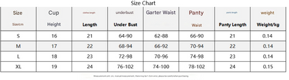 S Pink Sexy Sheer Floral Embroidery Lingerie Set - Open-Butt Shapewear Five-Piece Set