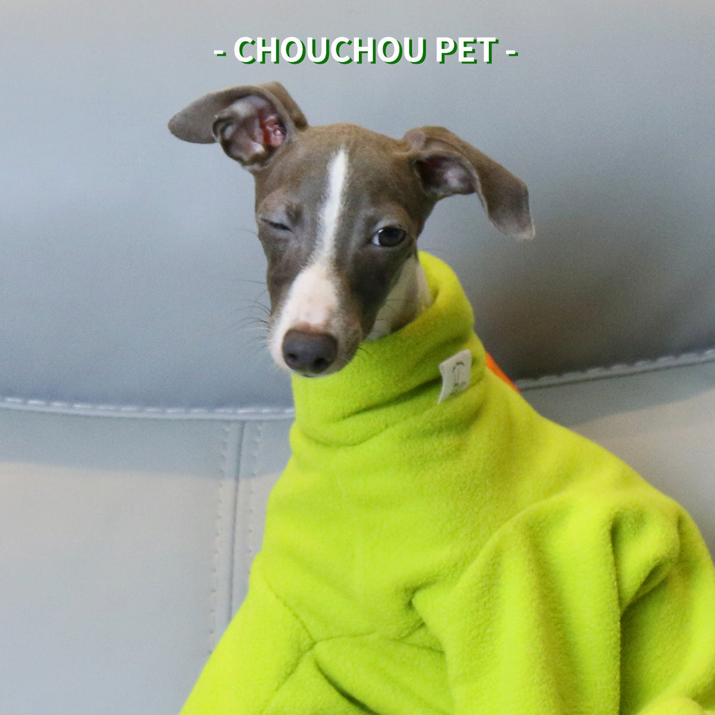 XXXL Adorable Dinosaur Fleece Dog Jumpsuit - Warm Winter Pajamas for Whippets & Italian Greyhounds