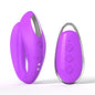 Purple BlissLink U-Shaped Wearable Couple's Vibrator with Remote - 12 Modes for Shared Intimacy & Solo Fun