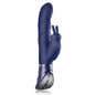 Blue Dual-Action Rabbit Vibrator - Female Pleasure Toy (USB Rechargeable)