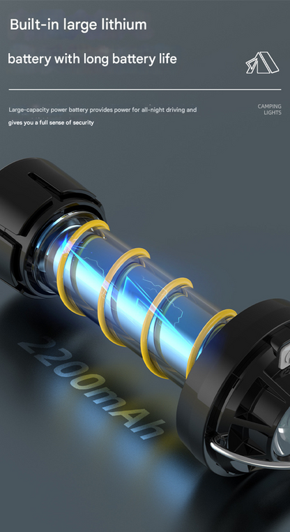 Vintage Lighthouse LED Camping Lantern | 5-Mode Rechargeable Light with Tripod