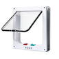 Secure 4-Way Locking Pet Door for Cats & Small Dogs - Easy Access Flap for Doors, Walls & Glass(Size M)