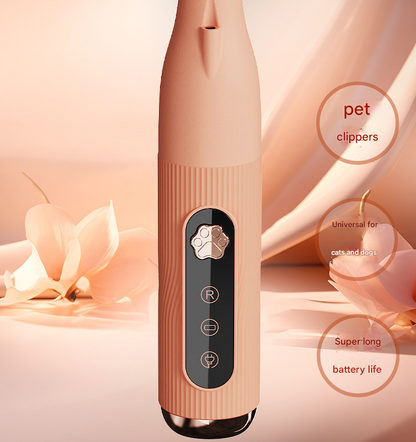 Yellow Precision Pet Paw Trimmer - Waterproof & Rechargeable Grooming Clipper for Dog & Cat Paws, Eyes, and Ears