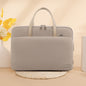 Cream card Chic Padded Laptop Bag for 15.6-Inch Notebooks - Versatile Shoulder Briefcase with Trolley Strap