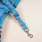 Blue Pet Carrier Backpack - Comfortable Shoulder Bag for Cats and Dogs, Ideal for Outdoor Use in Autumn and Winter
