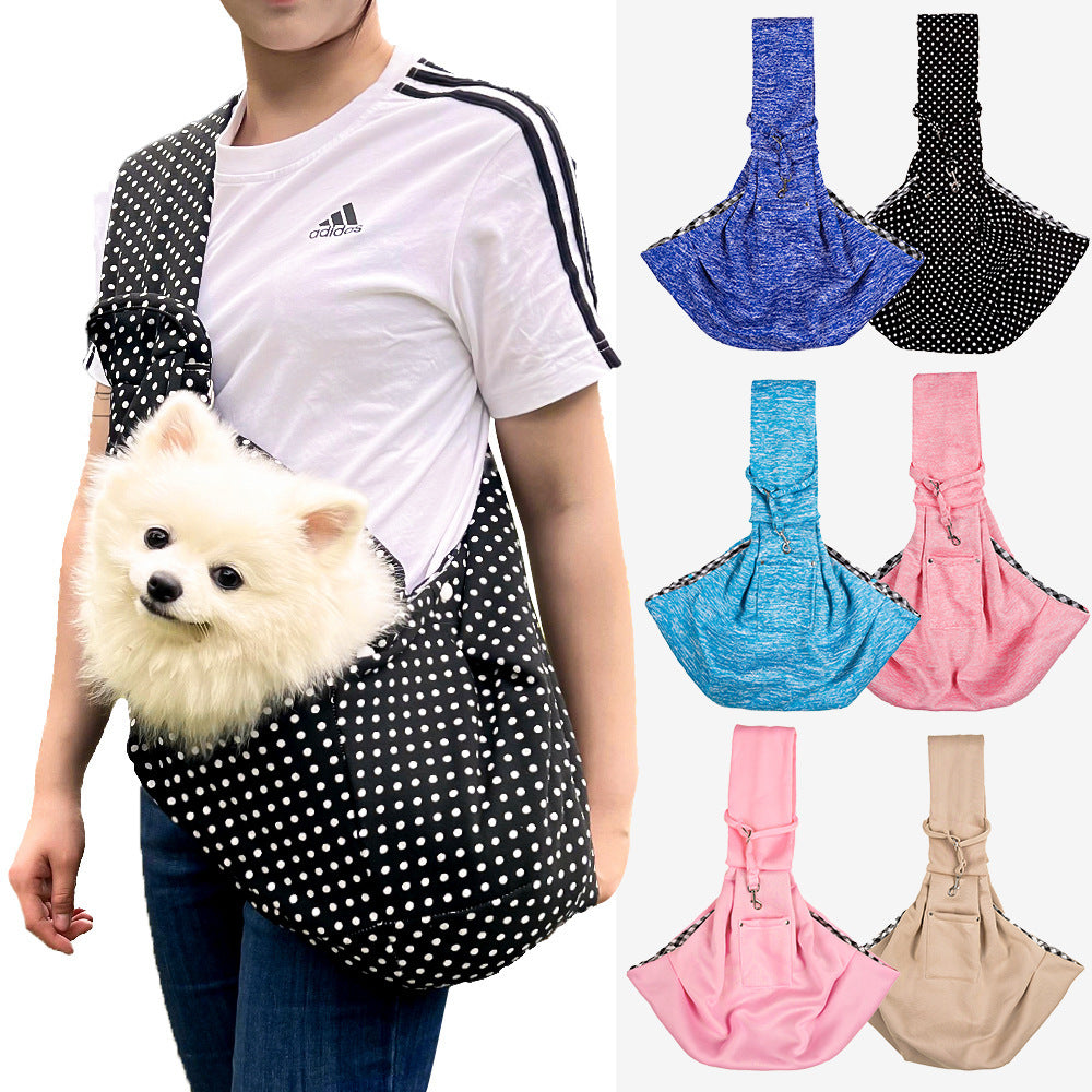 Blue Pet Carrier Backpack - Comfortable Shoulder Bag for Cats and Dogs, Ideal for Outdoor Use in Autumn and Winter