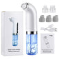 White Hydro-Dermabrasion Blackhead Remover Vacuum - Rechargeable Pore Cleanser & Oxygen Infusion Device