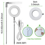 White Full Spectrum LED Grow Light with Telescopic Stake for Indoor Plants