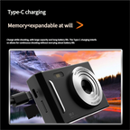 50MP HD Digital Camera with 8X Zoom & Dual Lens System(green)