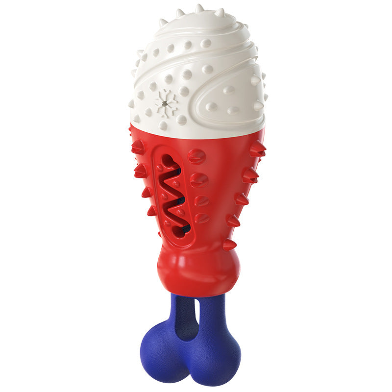 Multifunctional Dog Toy with Cooling, Dental Care & Floating Features(Red and Blue)