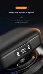 TWS Wireless Earbuds with Wireless Charging Case - Bluetooth 5.3, HiFi Audio, LED Display & Smart Touch Control(white)