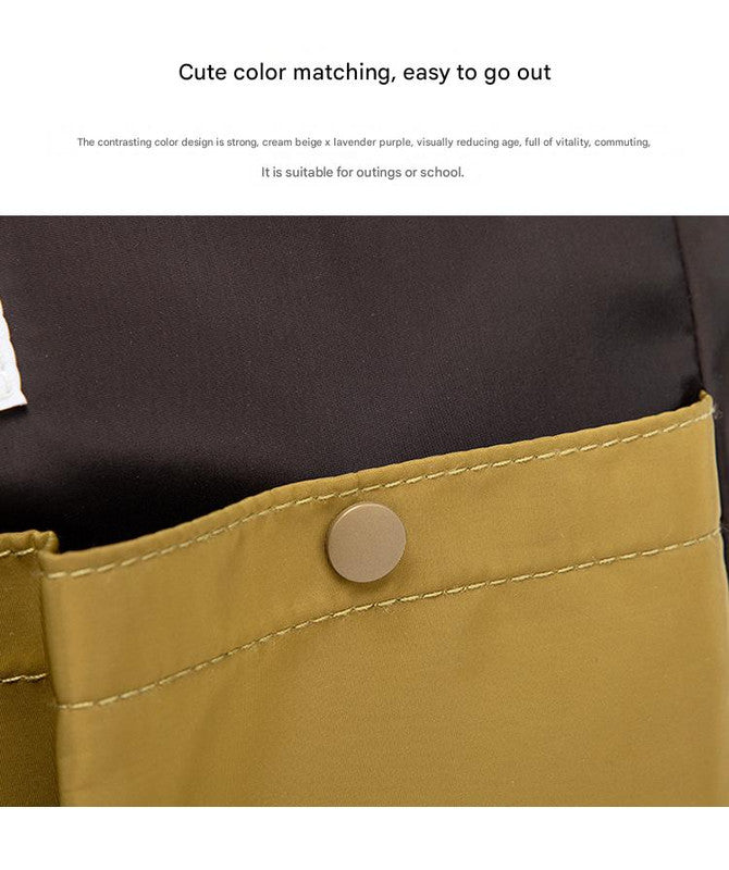 Insulated Lunch Tote Bag - Large Capacity, Multi-Pocket, Waterproof & Stain-Resistant Lining(Beige)
