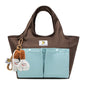 Insulated Lunch Tote Bag - Large Capacity, Multi-Pocket, Waterproof & Stain-Resistant Lining(browm)